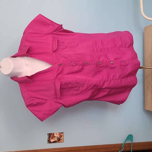 George Tops - XL Button Down Short Sleeve Shirt